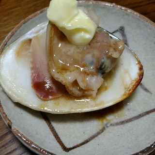 はまぐりのバター醤油焼き